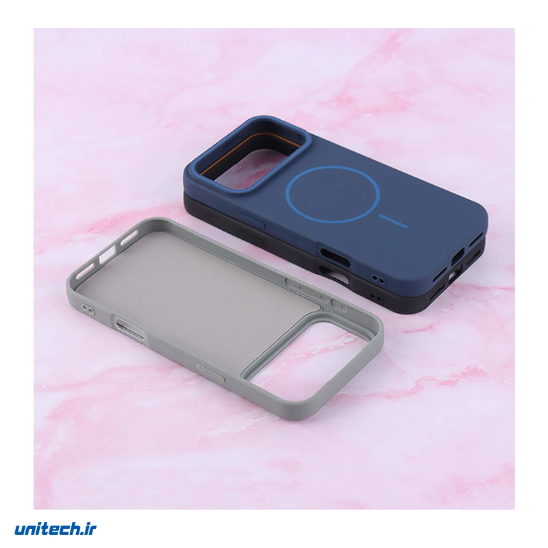 قاب چرمی مگ سیف دور محافظ رنگی مناسب گوشی iphone 173